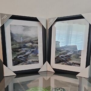 Kirkland Signature Black and White Framed Art Pair